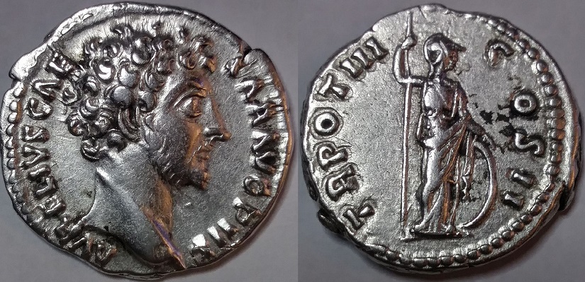 Marcus-Aurelius,-Caesar,-Denarius.-146-147-Ad?-Need-Help-Identifying